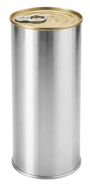 Lon thiếc đựng thực phẩm 1100ml (Φ84 x 210mm)